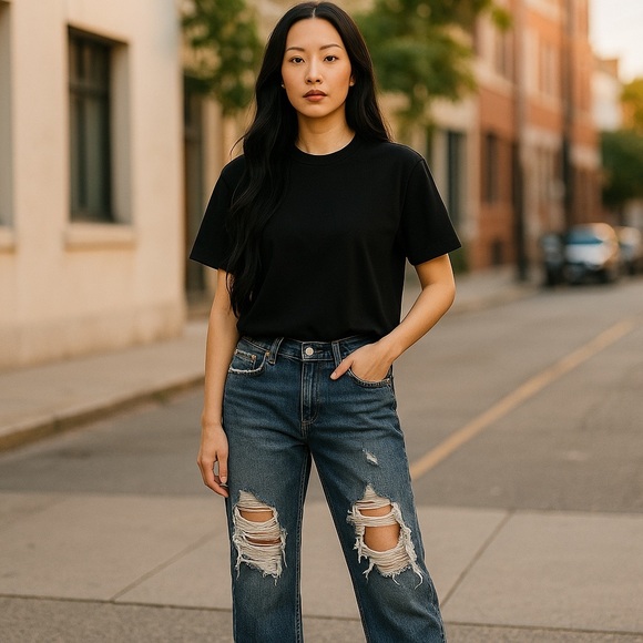 PacSun Ripped Jeans- size 22 - Picture 4 of 4